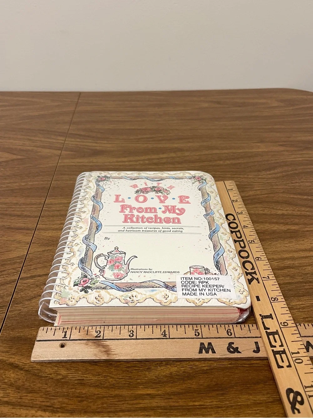 Vintage Unopened Spiral Bound DIY Recipe Keeper Book